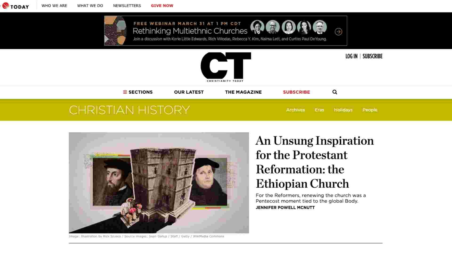 Christianity Today History